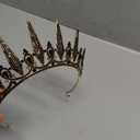 Evil Queen Costume Women Crown, Black Swan Vampire Ursula Tiara - Vofler Halloween Gothic Witch Accessories for Bride Princess Girl Birthday Cosplay Party Wedding Homecoming Prom Quinceanera Pageant