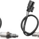 Dasbecan 250-25059 35035065 Oxygen Sensor Upstream 2PCS Compatible with 2008-2017 Honda Accord Crosstour Odyssey Pilot Ridgeline, Acura MDX RDX RL RLX TL TLX TSX 3.0 3.5 3.7L 2009-2020,Front & Rear