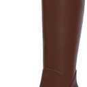 Women Knee High Boots Pointed Toe Kitten Heel Tall Boots for Women Side Zipper Fall Knee High Boots (7.5)