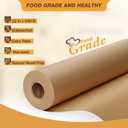 Unbleached Parchment Paper for Baking, 12 in x 240 ft, 240 Sq.ft, Baking Paper, Non-Stick Parchment Paper Roll for Baking, Cooking, Grilling, Air Fryer and Steaming