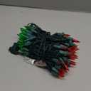 Brizled Red & Green Christmas Lights, 33ft 100 LED Christmas String Lights, 120V UL Certificated Xmas Tree Light Connectable, Mini Xmas Light Set Indoor Outdoor for Holiday Tree Party Home Decor