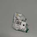 Novelty Lights 10 Light LED Christmas Mini Light Set, Outdoor Curtain Wreath Craft Bottle String Lights, Warm White, Non-Connectable, White Wire, 5 Feet