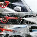 Pressure Washer Gun, with Replacement Wand Extension, 40 Inch Power Washer Long Gun with 5 Nozzle Tips and M22 fittings, Max 5000 PSI
