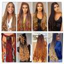WIPPORYA 6 Packs French Curls Braiding Hair 24 Inch Loose Wave Bouncy Braiding Hair with curly ends Pre Stretched 100g/pack Yaki Curly Hair for Black Women Hair Extensions (#4)
