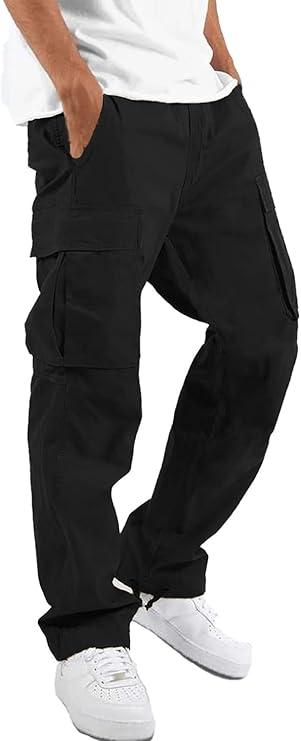 whox Mens Cargo Pants Casual Outdoor Hiking Pants for Men Athletic Joggers Sweatpants XL