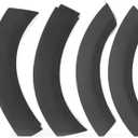 PCANQOWR Car Wheel Arch Trim Eyebrow Upper Fender Rubber Cover Tool Compatible for BMW Mini Cooper R50 2002-2008 Fender Parts Exterior Accessories(4pcs)