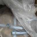 Carex 3-in-1 Folding Bedside Commode and Raised Toilet Seat, Portable Toilet Supports Up to 300lbs, Bedside Commodes for Seniors, Adult Potty Chair with Bucket, Lid, and Splash Guard