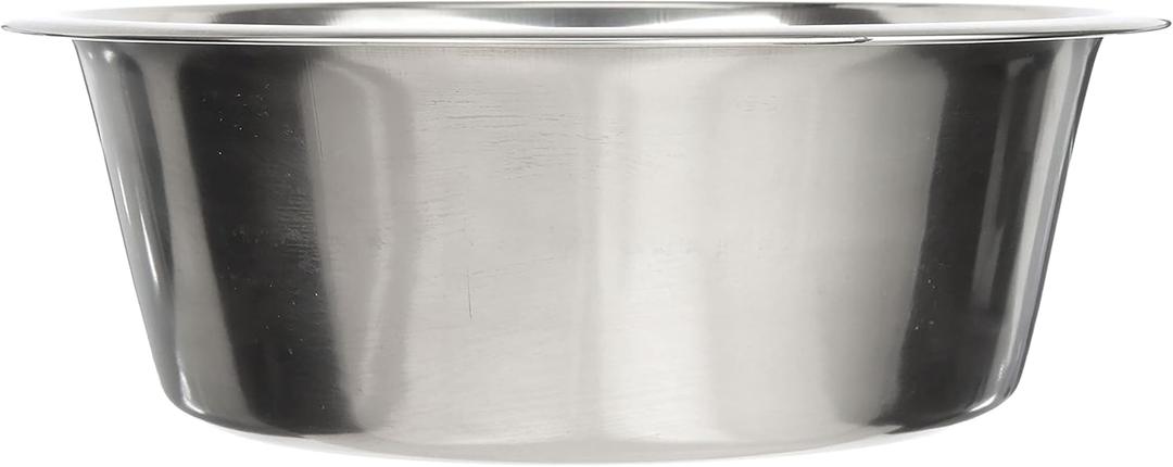 Neater Pet Brands 12 Cup (96 oz.) Stainless Steel Dog Bowls, 1 Single Large Dog Water Bowl or Food Bowl for Indoors or Outdoors, Metal Bowls for Large Breed, Dishwasher Safe Dish for Extra Big Dogs