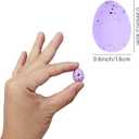 6 x Allaugh Easter Egg Vase Filler: Lightweight Foam Eggs for Quick Spring Decor - Non-Toxic Toddler-Safe Centerpiece - Busy Mom's Easter Brunch & Egg Hunt Table Upgrade (0.9"  0.6")