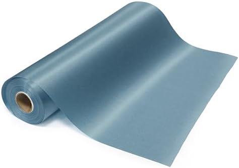 Altier Double Face Satin Fabric Ribbon 10 inch x 15 Yards Dusty Blue for Gift Wrapping Wedding Party Christmas Holiday Chair Sash Table Car Bows