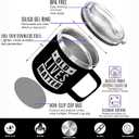 Dad Coffee Mug - 14oz, Black - Christmas & Birthday Gift for Men (OLD LIVES MATTER)