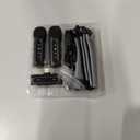 Wireless Lavalier Microphone for iPhone Recording Clip-on Mini Mic for iPhone/for iPad Video Recording with Rotatable Clip&Denoise Recording, Portable Mic Set for Content Creators (Without Charging Case, Matte Black)