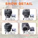 56mm Big Bore Cylinder Piston Gasket Kit for Stihl MS660 066 MS640 MS650 064 Chainsaw Replacement Parts Nikasil Coated