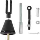 Universal Manual Master Cylinder Rod Kit Compatible With 1950-1970 GM Replace A1726 CI5564 ; Adjustable Master Cylinder Push rod Kit, Practical And Convenient In Use