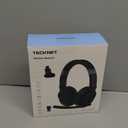 TECKNET Bluetooth Trucker Headset, Single and Dual Ear Wireless Headset with Mic for Work Noise Cancelling, 50Hrs 3 EQ Music Modes Trucker Bluetooth Headphones for PC, Drivers, Office, Call Center