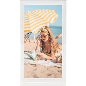 11x22 Wood Frame White, Modern Natural Woodgrain 22x11in Picture Frame, Rustic Wooden 11 x 22 inch Gallery Wall Photo Poster Frame with HD Plexiglass, Horizontal Vertical Wall Mounting Display 1pcs  11x22 Wood Frame White, Modern Natural Woodgrain 22x11in Picture Frame, Rustic Wooden 11 x 22 inch Gallery Wall Photo Poster Frame with HD Plexiglass, Horizontal Vertical Wall Mounting Display 1pcs