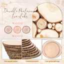Tioncy 20 Pcs Natural Large Wood Slices for Wedding Centerpieces Decor Round Unfinished Wood Slab for Tables Wooden Circle for DIY Crafts Rustic Centerpiece(12-13 Inch)