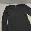 Underscrub Long Sleeve Women, Scrub Undershirts Crew Neck Comfort Tee with Ultra Soft Fabric (Small, Black)