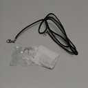2-In-1 Cell Phone Lanyard Adjustable Crossbody Phone Chain with Detachable Phone Charms Strap For iPhone with Clear Phone Lanyard Tab (Black)