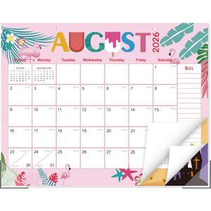 GuassLee Desk Calendar 2026-2027 Large 22" x 17" Desktop/Wall Monthly Calendar 19-Month School Year Planner Covers June 2026 to December 2027 with Julian Date&Notes for Easy Organizing