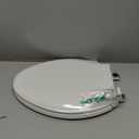 KOHLER 24764-RL-0 Rutledge Nightlight ReadyLatch Slow Close Toilet Seat, Elongated, Quiet-Close Lid and Seat, Grip-Tight Bumpers, White