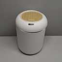 Pukomc Smart Sensor Wastebasket, Convenient and Hygienic Easy to Use, Technology Sensor Waterproof Wastebasket Plastic Trash can for Kitchen, Bathroom, Bedroom, Living Room, Office and Outdoor (1 Pack, white)