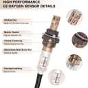 Oxygen O2 Sensor Upstream Downstream for Chry 300, for Dodge Challenger Charger Dakota Durango Grand Caravan Journey Neon Nitro, for Jeep Commander Grand Cherokee Wrangler JK 56028994AA, 56028994AB