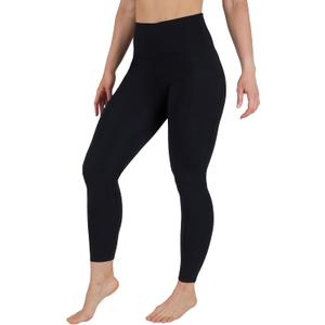 Yogalicious Squat Proof Fleece Lined Legging High Waisted Thermal Winter Running Pants for Women (Black, L)