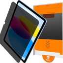 OMOTON 2 Pack Privacy Screen Protector for iPad A16 11th 10th Generation (11/10.9 inch 2025/2022), Anti-Spy Tempered Glass with Installation Tray for 11th/10th Gen-Case Friendly/Apple Pencil Support