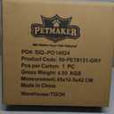 Cat Hammock with Scratching Posts for Indoor Cats - 19-Inch-Tall Cat Tree with Hanging Ball Toy for Adult Cats and Kittens by PETMAKER (Gray)