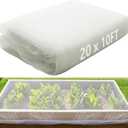 Alpurple Insect Bird Barrier Netting Mesh- 20 x 10 Feet Garden Bug Netting Plant Cover for Protect Plant Fruits Flower from Insect Bird Eating