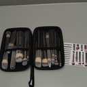 Professional Makeup Brushes BS-MALL With Travel Case - Kabuki Brush Eyeshadow Brush, Concealer Brush, Blush Brush Bronzer & Foundation Brush 20 Pcs, Labeled Daily Use & Versatile Occasions Gift Box