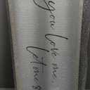 TQianJiang Master Bedroom Above Bed Wall Decor Art Funny Sleep Quote 32"×12" If You Love Me Let Me Sleep Sign Large Rustic Farmhouse Wood Framed for Couples Over Bed Wall Hanging (White)