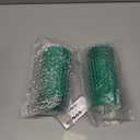 NURADA Flickering Flameless Candles: Built-in Star String Acrylic Battery LED Pillar Candles Candles with Remote and Timer for Home Party Weddings Christmas Halloween Decor -Green 2 Pack