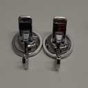 Heavy Duty Vacuum Suction Cup Hooks (2Pack) Specialized for Kitchen&Bathroom&Restroom Organization, by iRomic (Silver)