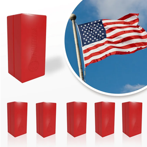 10 Pack Flag Weights for Winds,Magnetic Flag Weights for Bottom Plastic Covered Waterproof Magnet Weights Stopping Outdoor Flag Drapery Tangles,Suitable for Outdoor American Flags and Garden Flags