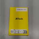 JETech Case with Screen Protector for Samsung Galaxy Watch 7 44mm, Overall Protective Cover, Built-in Tempered Glass Film High Sensitivity, 2 Pack (Clear)