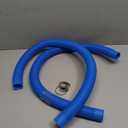 1.5 x 41 Pool Pump Replacement Hose, 2-Pack Above-Ground Pool Hoses with 4 Stainless Steel Clamps, Compatible with Intex, Coleman, Summer Waves Pool Pumps & Filters (2 PACK Blue)