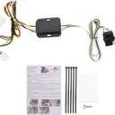 WATERWICH 4-Pin Trailer Wiring Harness Compatible with Jeep Cherokee1997-2001 Replacement for 55354 Trailer Hitch Wiring Harness for Trailer Lights Connect
