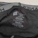 Hanes Men's Underwear Boxer Briefs Pack, Cool & Breathable Cotton Moisture-Wicking Underwear for Men, No Ride Up 6 Pack Medium Striped Blue