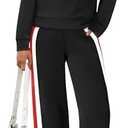 XIEERDUO 2 Piece Sets for Women Fall Fashion Must Have Teachers Airport Outfits 2025 Winter Clothing Lounge Sets Sweatsuits S