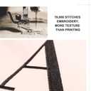 BeeGreen Embroidery Monogram Initial Tote Bag for Women Teacher Mom Friend Personalized Gift for Birthday Beach Work Wedding (Natural & Black)