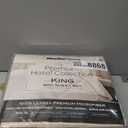 Mueller Ultratemp King Size Sheets Set, Super Soft 1800, 6 Piece, Deep Pocket up to 16" Bed Sheets, Transfers Heat, Breathes Better, Hypoallergenic, Wrinkle, Cream