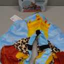 SCENEREAL Dog Cone Alternative After Surgery Donut Collar, Soft Pet Recovery Pillow Collar for Medium Large Dogs, Inflatable Adjustable Neck Collars to Prevent Licking, King Print E-Collars Medium