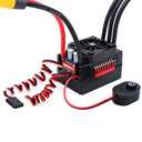 Srupass Hobby V2 Supersonic Brushless ESC,Waterproof Electronic Speed Controller for 1/10 RC Car Truck Off-Road (110A)