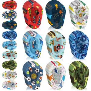 Toulite 90 Pcs Adhesive Eye Patches for Kids Boys Breathable Boy Eye Patch Bulk Cute Adhesive Bandages for Amblyopia Light Blocking Lazy Eyes Toddler Boys Girls, 9 Styles
