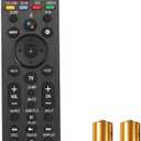New RMF-TX500U RMFTX500U Voice Remote Control for Sony Smart TV KD55X9500G KD55X9000H KD65X9000H KD75X9500G KD85X9500G KD55X9500H Controller with Two Batteries