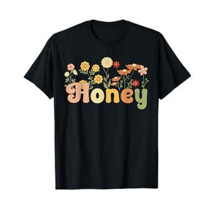 Groovy Honey Grandmother Flowers Honey Grandma T-Shirt, Size S
