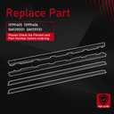15991405 Inner & Outer Window Seal Sweep Felt Weatherstrip Kit Compatible with 1988-2002 Chevrolet Blazer Suburban Chevy GMC C1500 C2500 C3500 K1500 K2500 K3500 Replaces 15991406 GM1390151