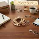 Teacher Lanyard with ID Holder Beaded Lanyards Cute Retractable for ID Badges Keys Ship Cards Women
